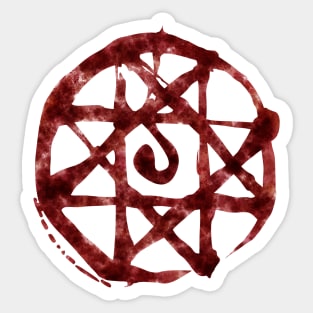 Alphonse seal red Sticker